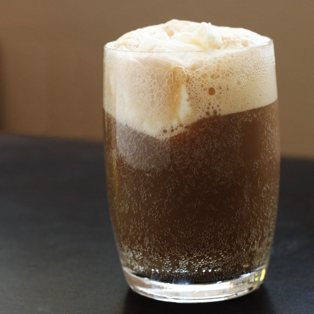 Alcoholic Root Beer Float