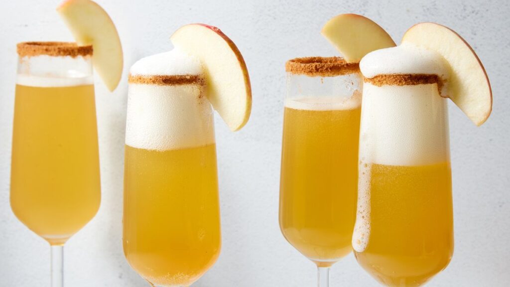 Apple Cider Mimosas