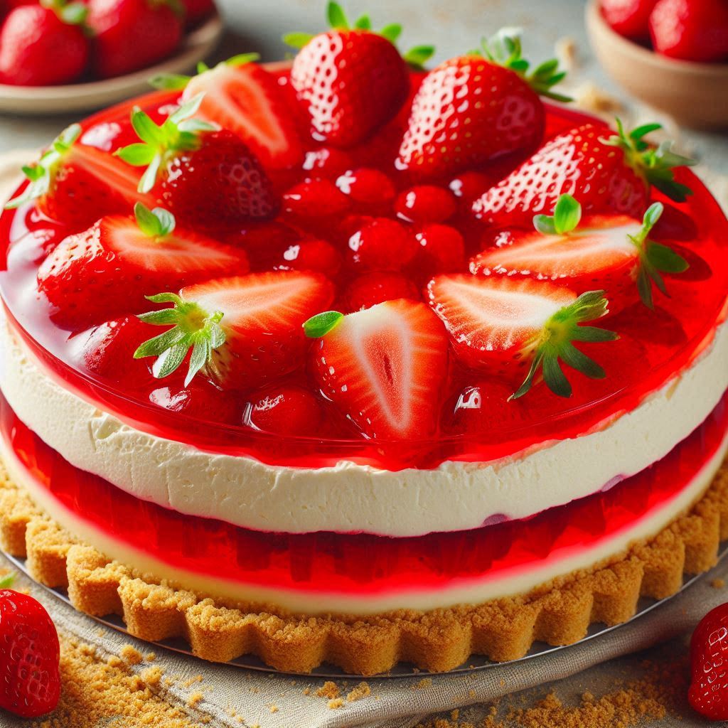 Strawberry Jello Pie Recipe