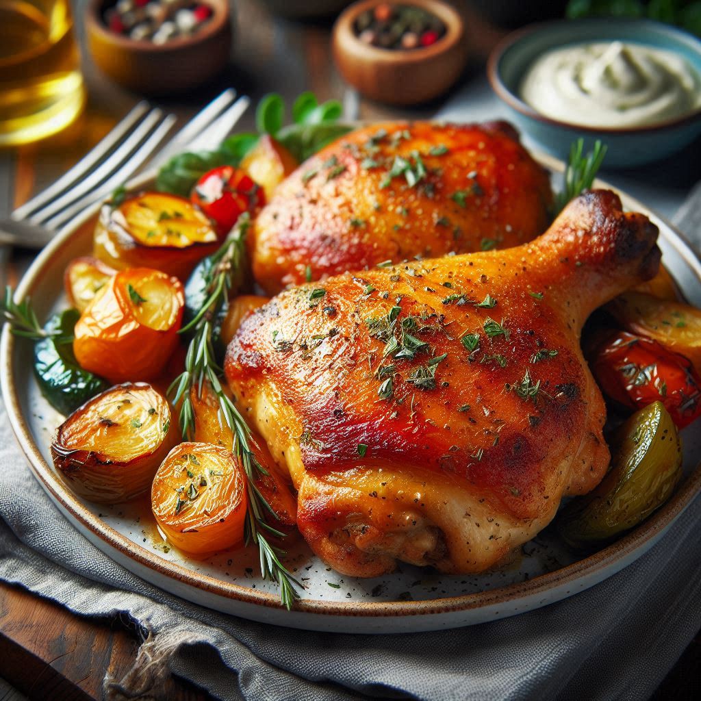 Crispy Baked Chicken Thighs Recipe