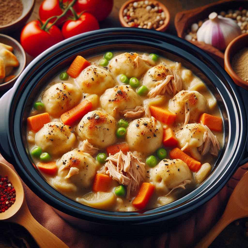 Crockpot Chicken and Dumplings Recipe 