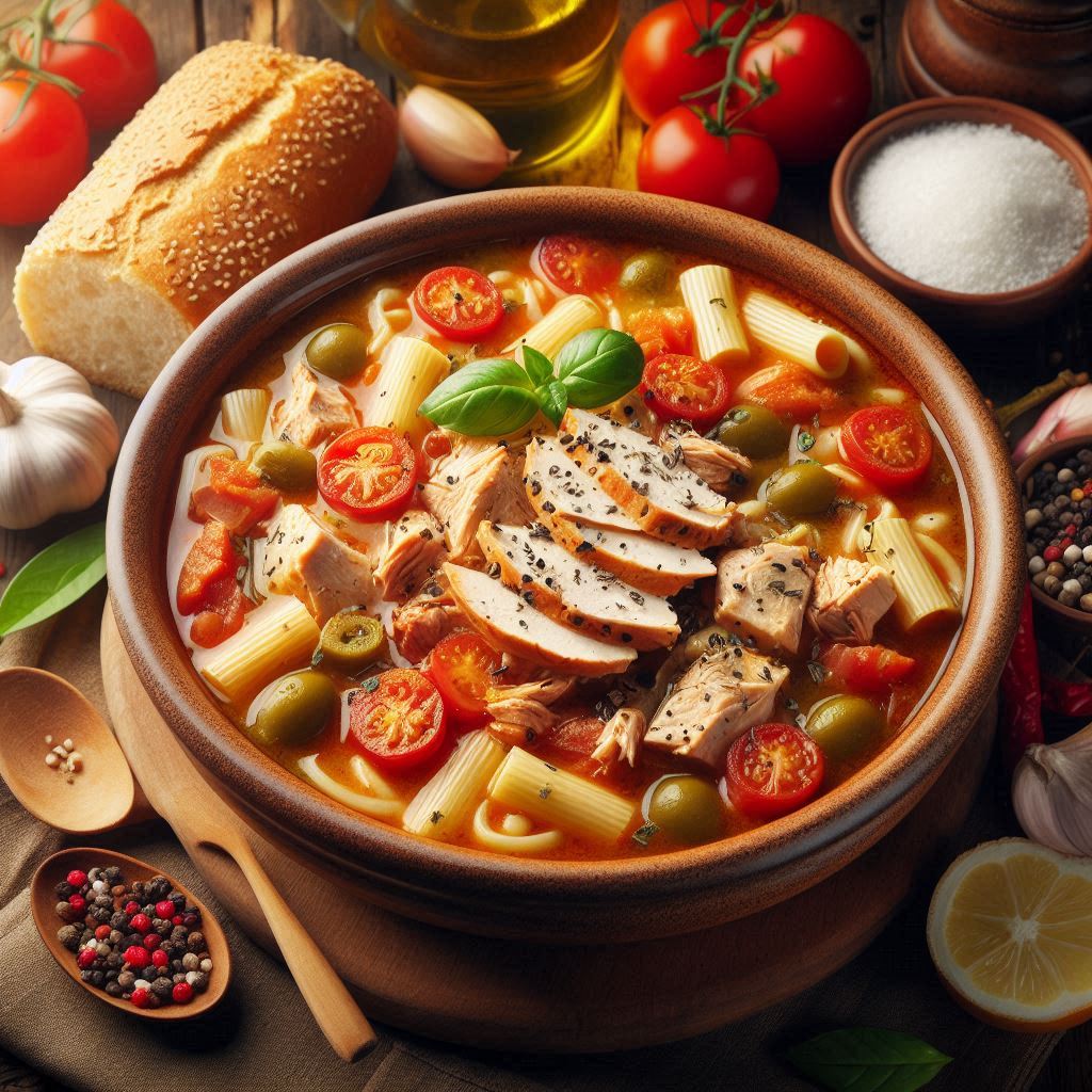 Crockpot Tuscan Chicken Soup Recipe