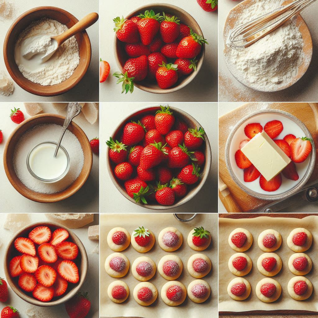 Strawberry Cookies Recipe