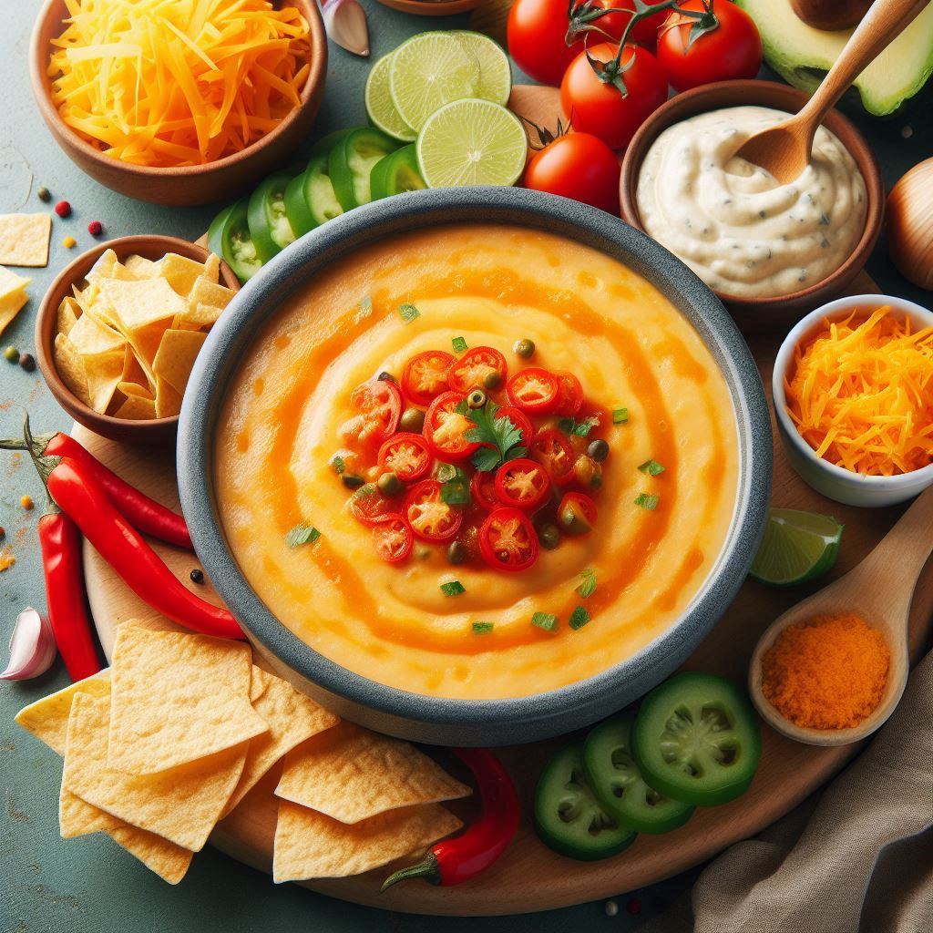 crockpot queso cheese dip recipe