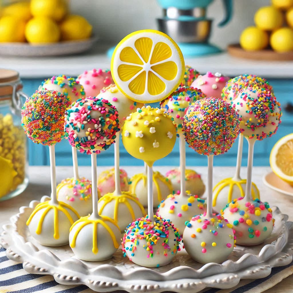 Lemon Cake Pops 